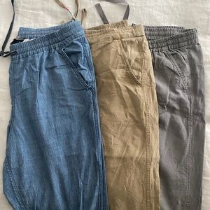 J. Crew linen blend seaside pants